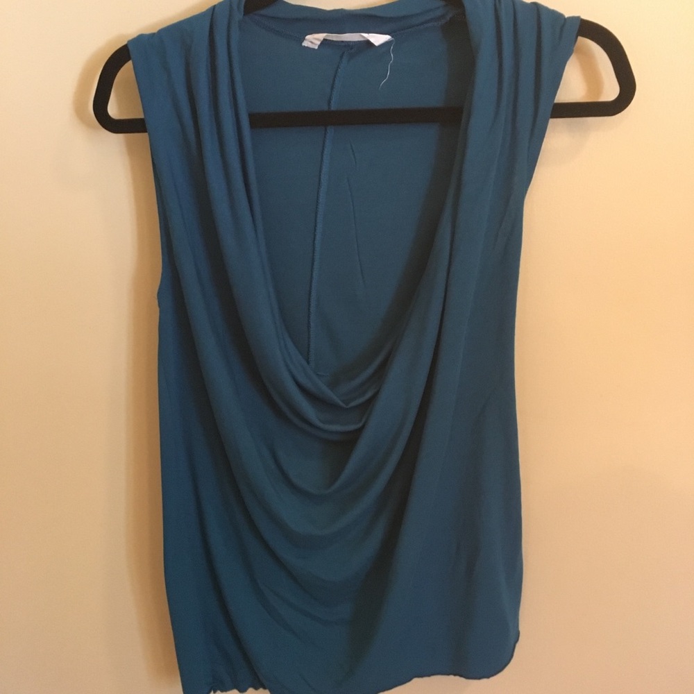 Small turquoise blouse